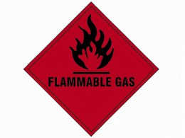 Scan Flammable Gas SAV - 100 x 100mm £1.99